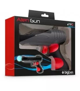 Pistolet pour manette Sony PlayStation Move de BigBen, accessoire de jeu pour PS3 avec manette motion.