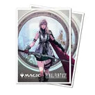 Ultra Pro - Magic: The Gathering - Universes Beyond: Final Fantasy - Pochettes de protection APEX Deck Premium Lightning, Army of One 105p.