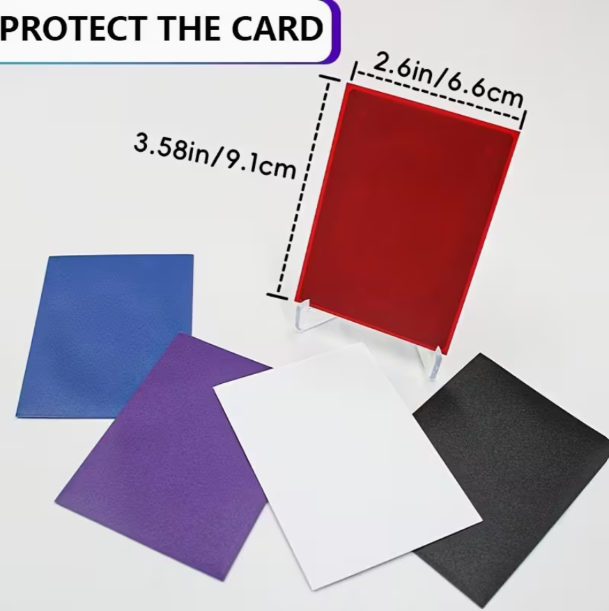 Lot de 5x100 protège-cartes TCG souples haute protection pour Pokémon et MTG, accessoires de jeu de cartes.