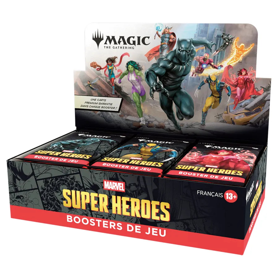 IN HAND- Boite de booster de  jeu Mtg x Marvel Super Héros FR - Envoi immédiat