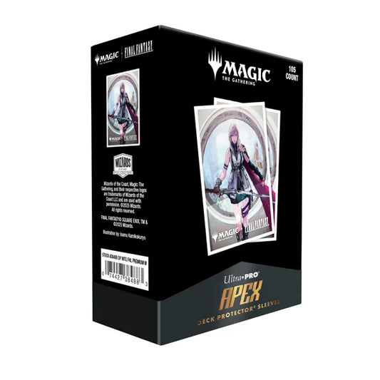 Ultra Pro - Magic: The Gathering - Universes Beyond: Final Fantasy - Pochettes de protection APEX Deck Premium Lightning, Army of One 105p.