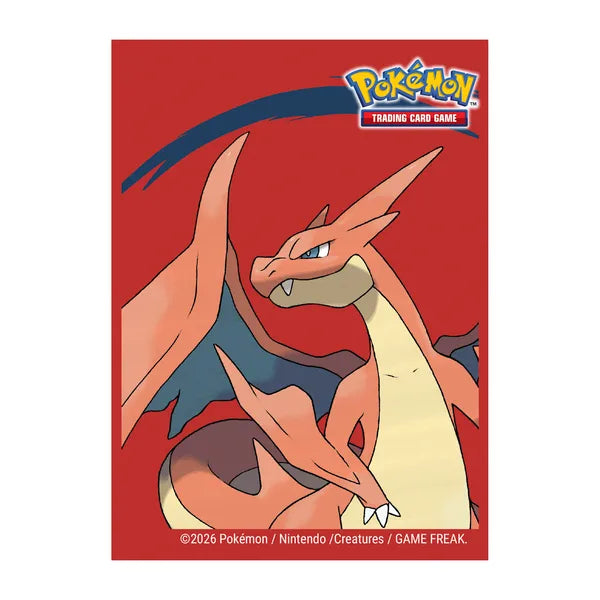 Ultra Pro - Pokémon JCC - Pochettes de protection de deck Méga-Dracaufeu Y 65 pcs (66 x 91 mm)