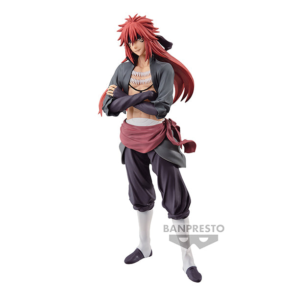 Figurine Banpresto Guy Crimson Tensei Slime, personnage de l'anime, hauteur de 19 cm, détail précis, collection Geek'nGreed.