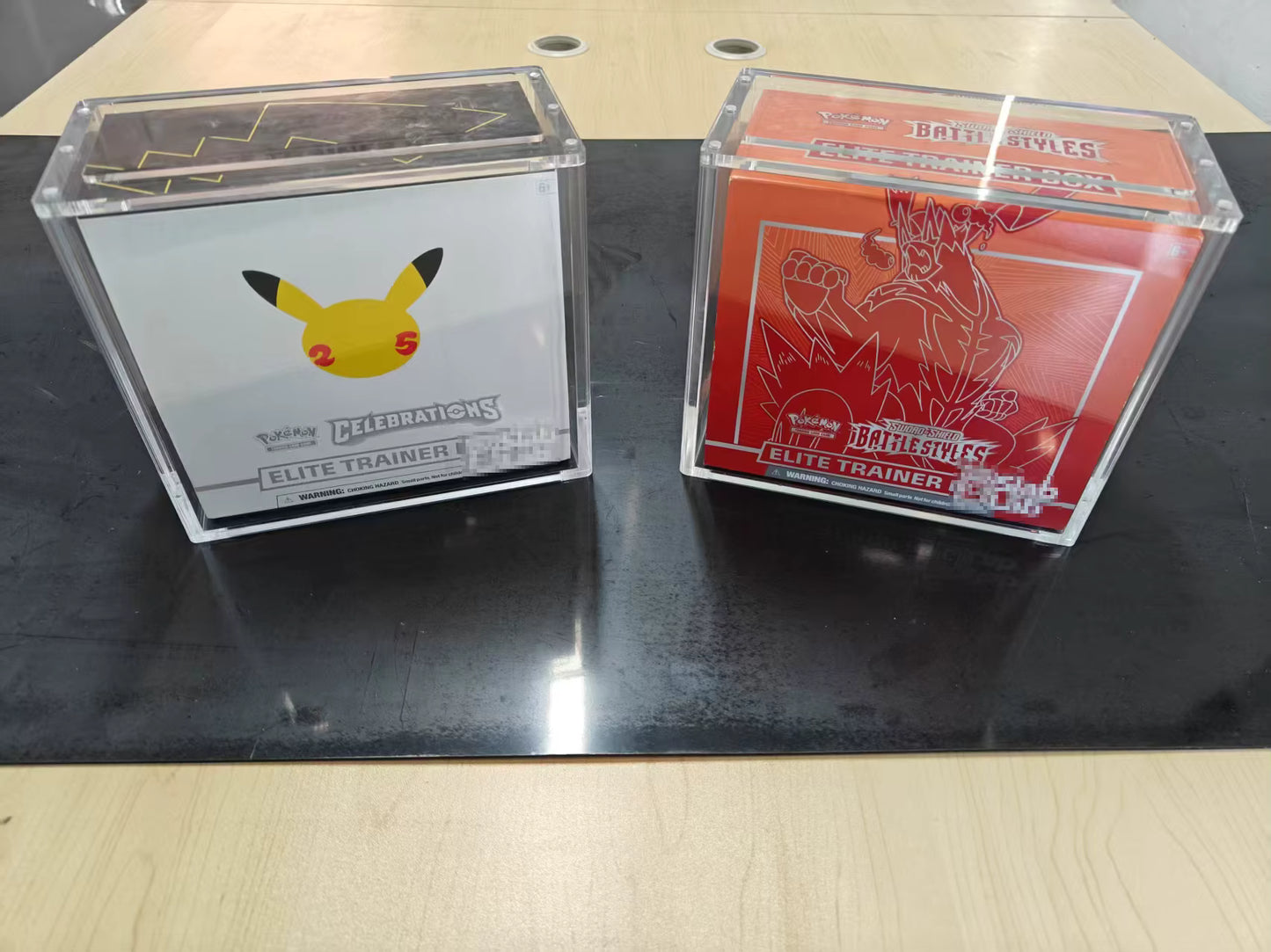 Boîtier en acrylique transparent pour Pokémon Elite Trainer Box, accessoire TCG de la marque Geek'nGreed, pour protection optimale