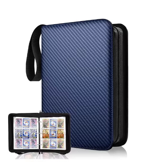 Classeur Premium pour Cartes Pokémon / TCG – 900 Poches – Fermeture Zippée – Protection Haute Qualité – Rouge, Noir ou Bleu