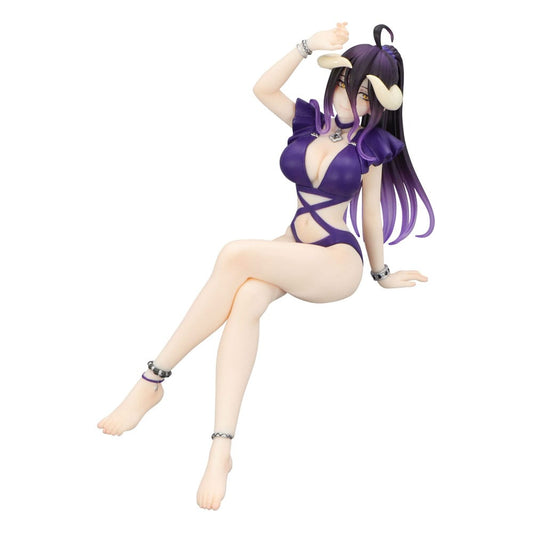Figurine Albedo en maillot de bain violet foncé, 16 cm, marque Banpresto, représentant le personnage d'Overlord, par Geek'nGreed.