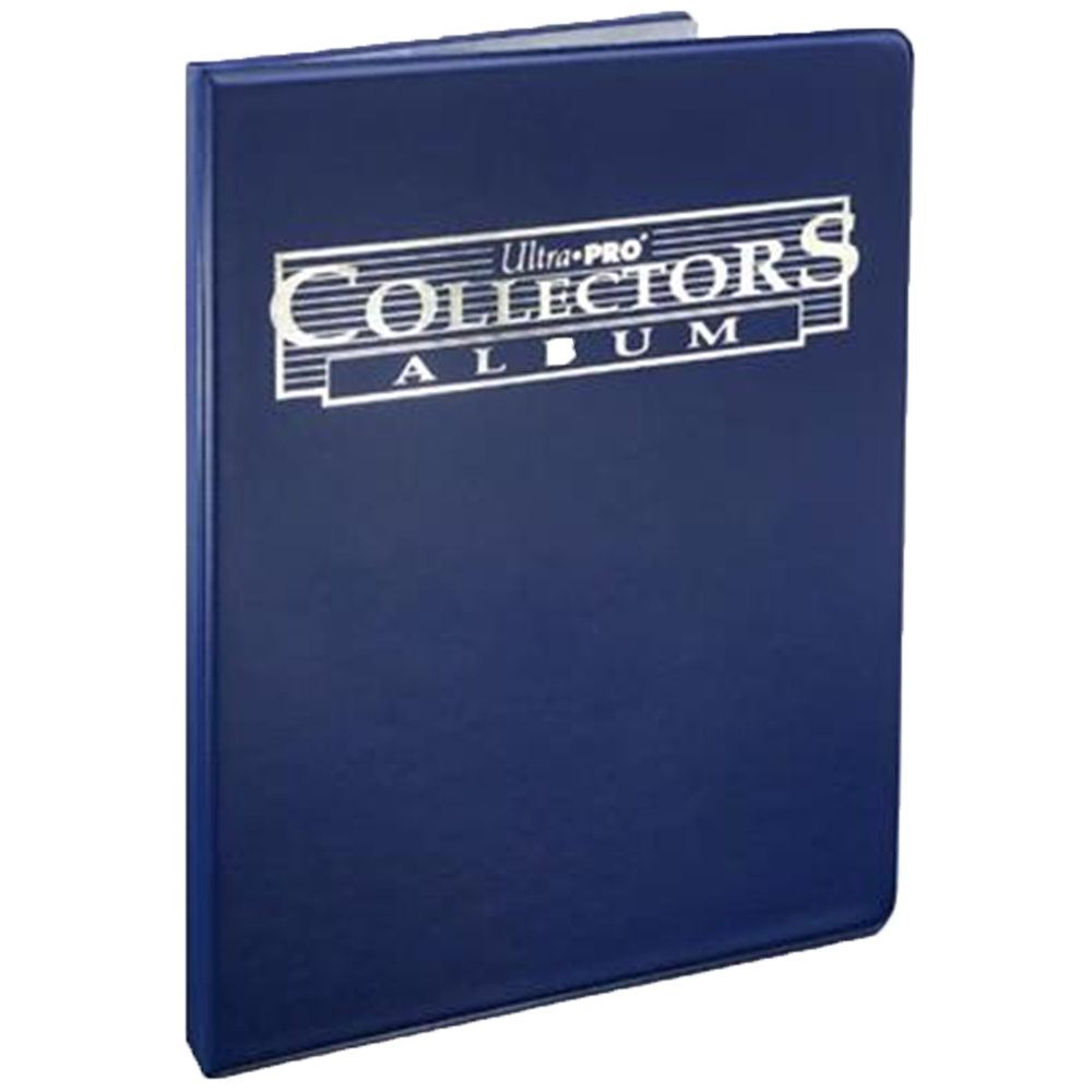 Portfolio Ultra Pro 9 poche Cobalt pour collectionneurs de cartes TCG, classeur bleu premium pour cartes à collectionner.