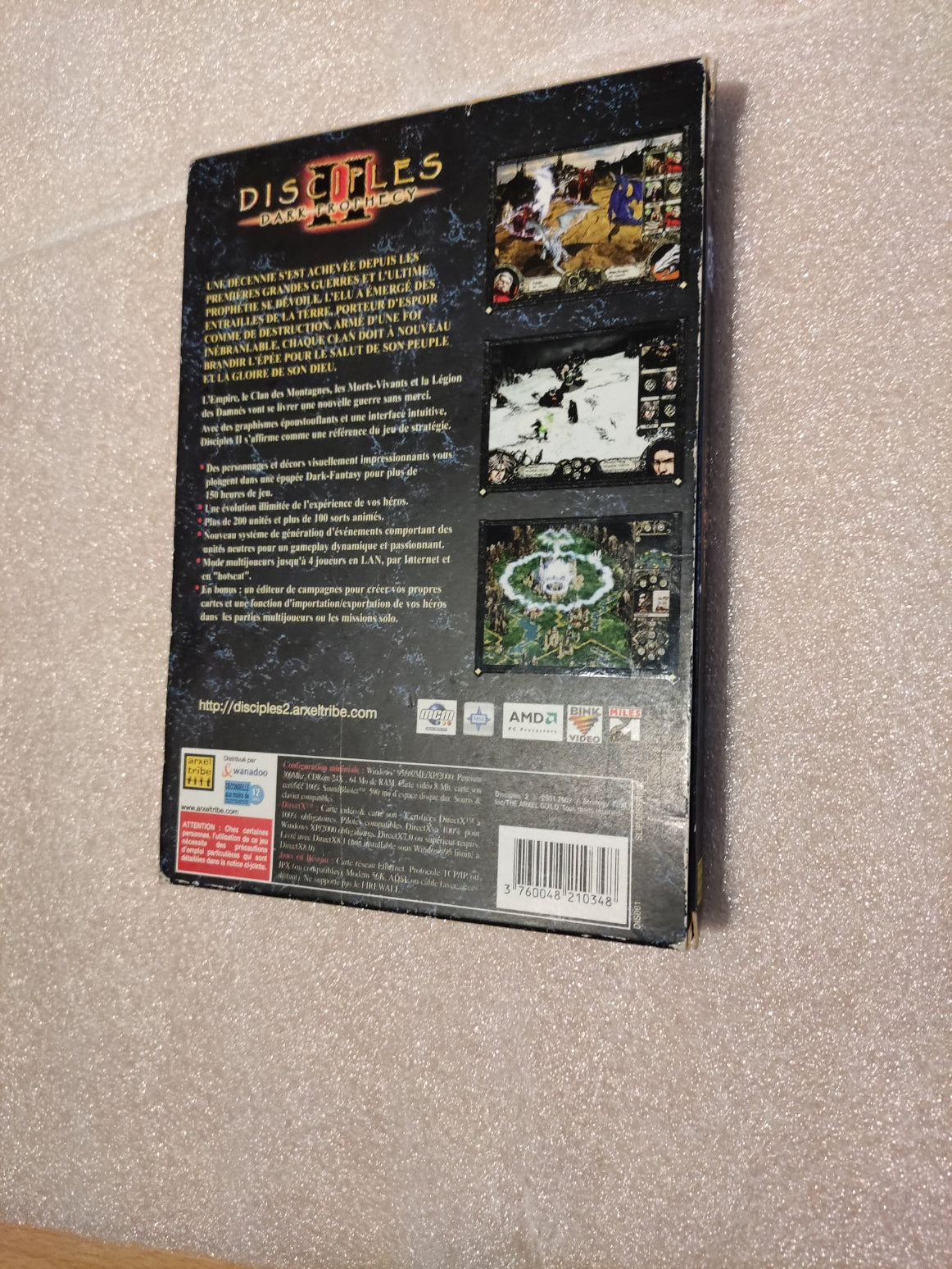 Disciples II Dark Prophecy – Jeu PC CD-ROM – Édition boîte française