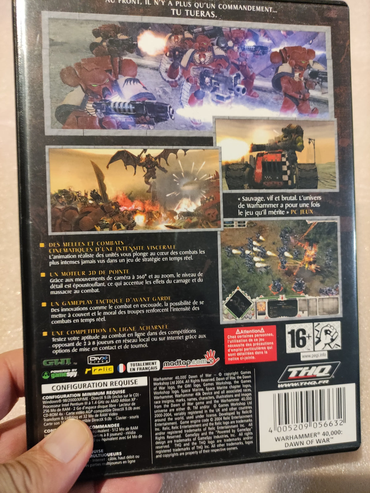 Warhammer 40,000 Dawn of War – Jeu PC CD-ROM – Version française