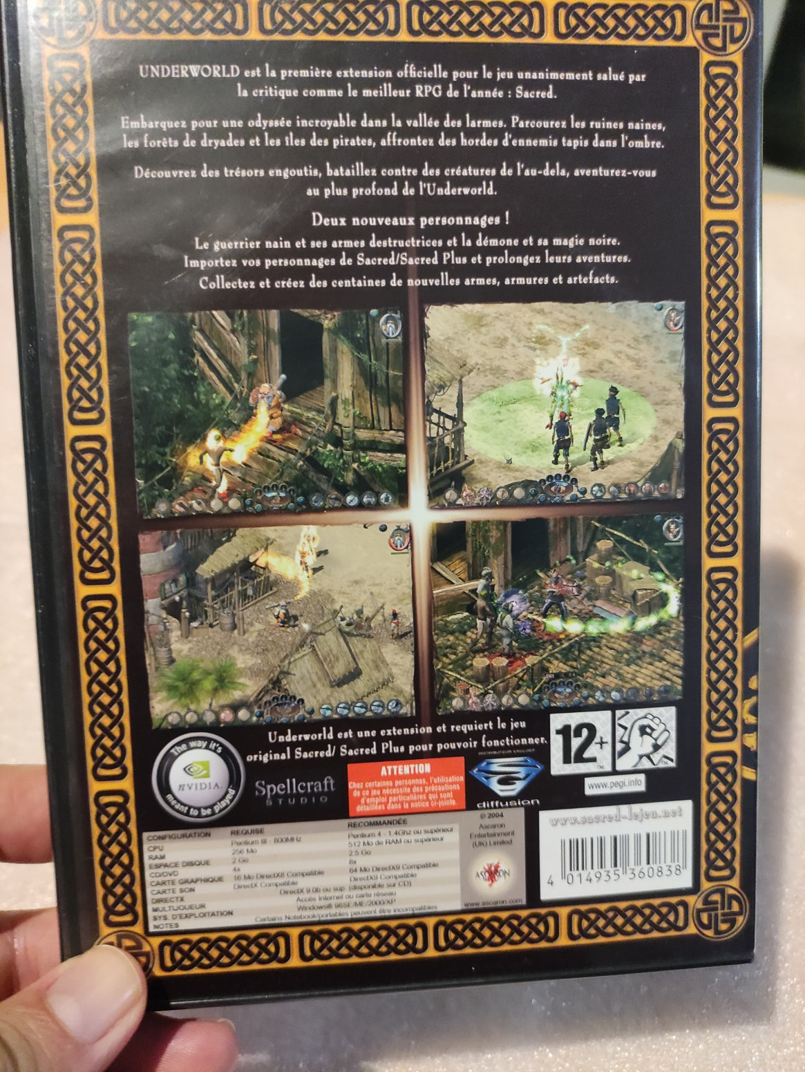Sacred Underworld – Extension officielle PC CD-ROM – Version française